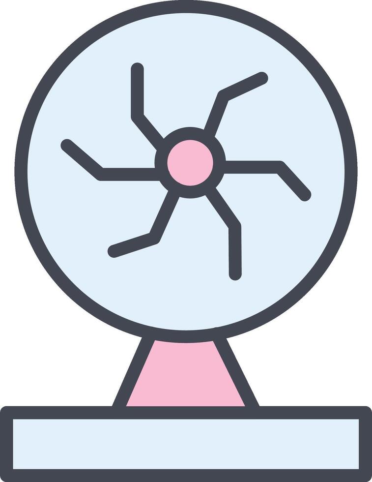 icono de vector de bola de plasma