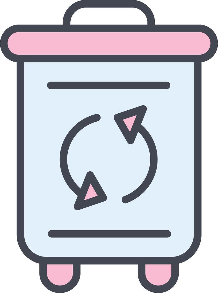 Recycle Bin Vector Icon