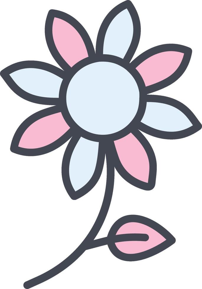 icono de vector de flores