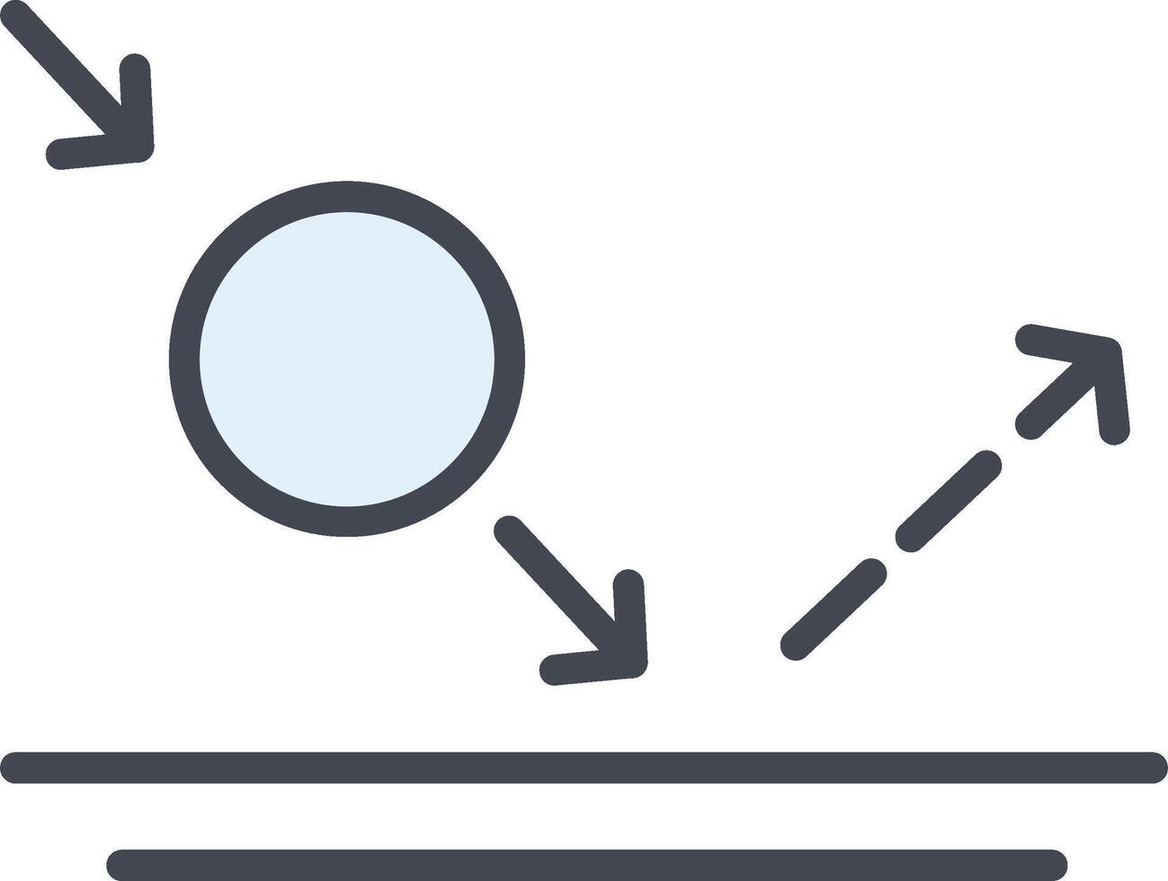 Bounce Vector Icon