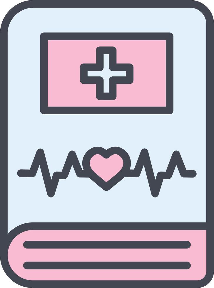 Medical Book Vector Icon