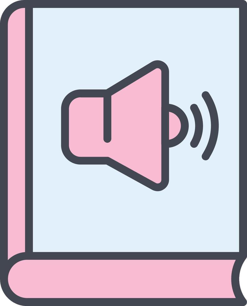 Audio Book Vector Icon