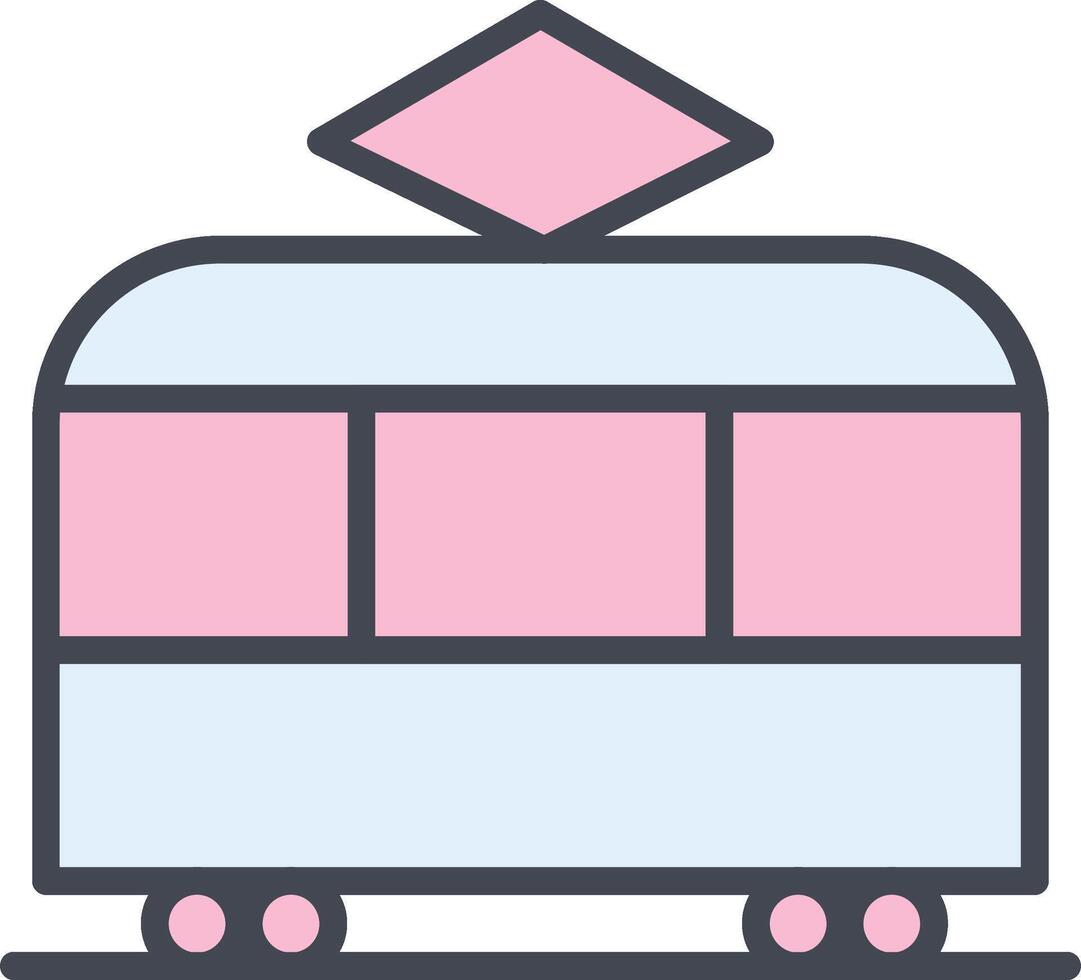 Tram Vector Icon