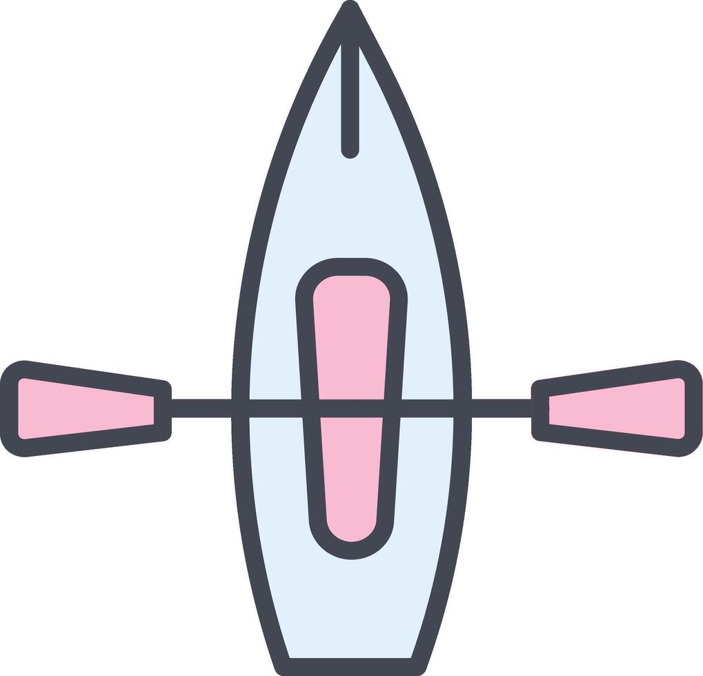 Kayak Vector Icon