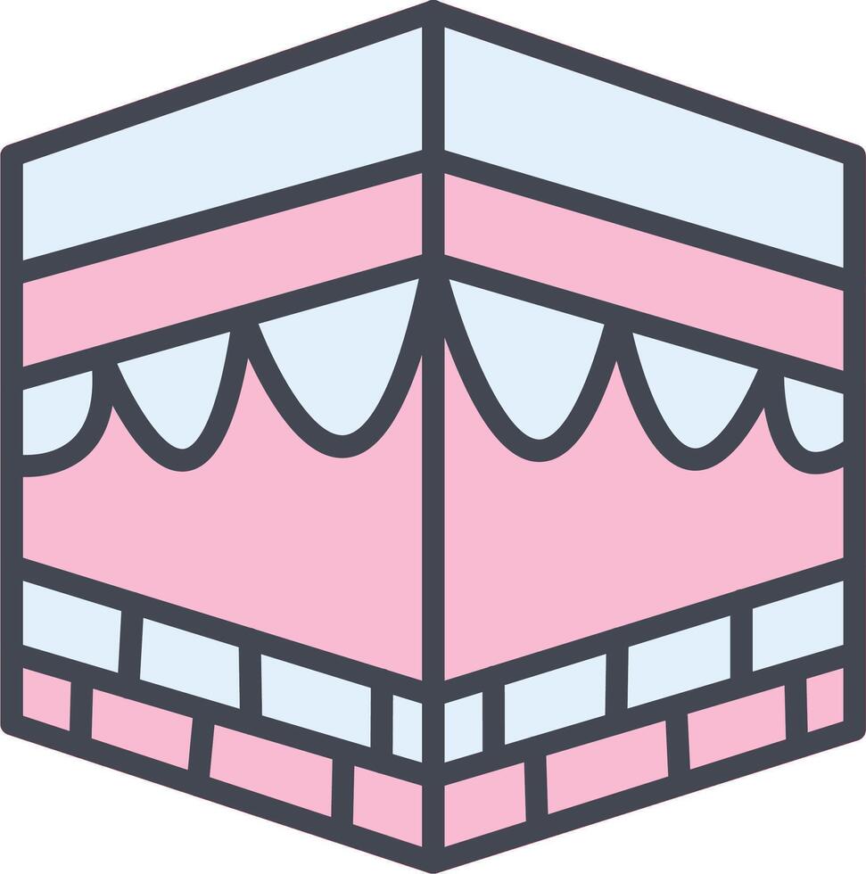 Khana Kaba Vector Icon