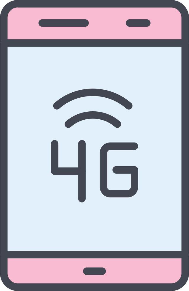 icono de vector 4g