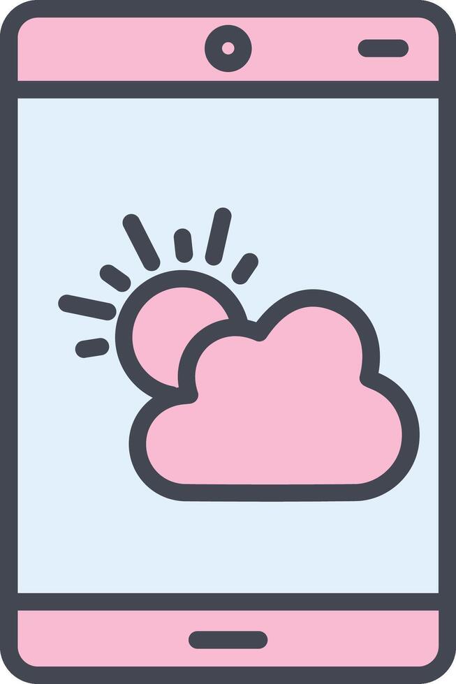 Weather App Vector Icon