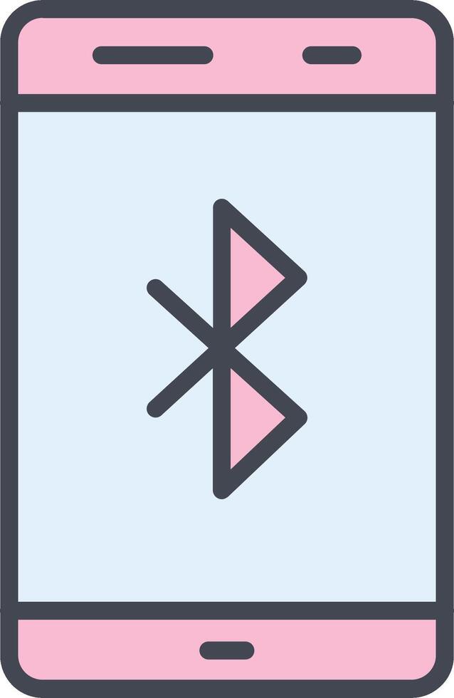 icono de vector de bluetooth