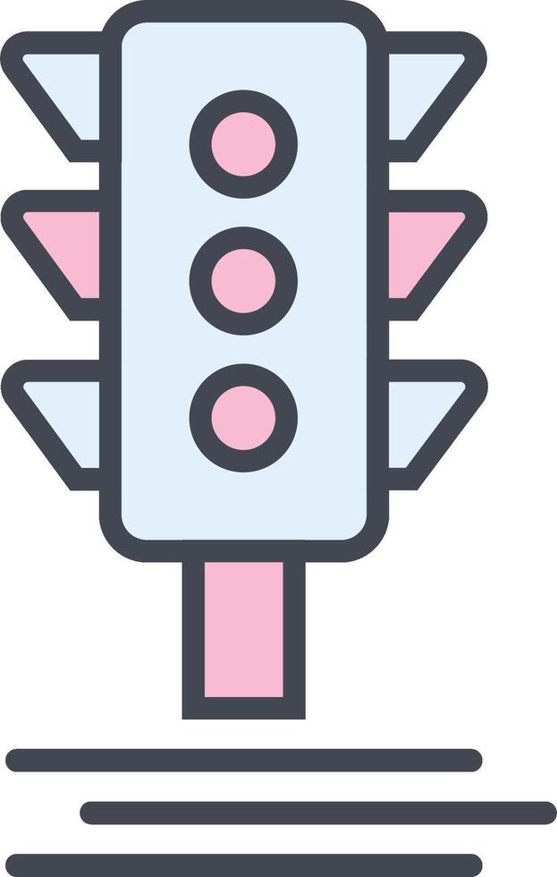 Traffic Signal Vector Icon