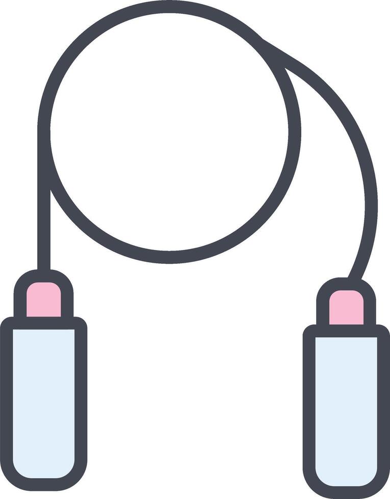 Jumping Rope Vector Icon