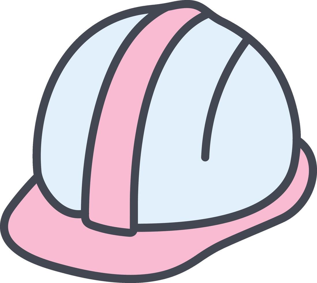 icono de vector de casco