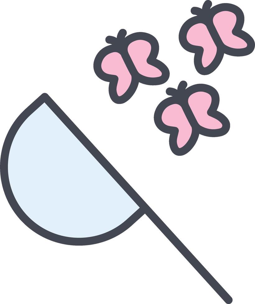 Butterfly Catcher Vector Icon