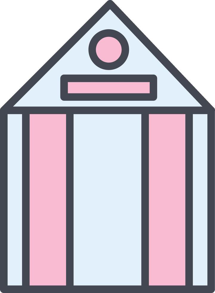 Museum Building II Vector Icon