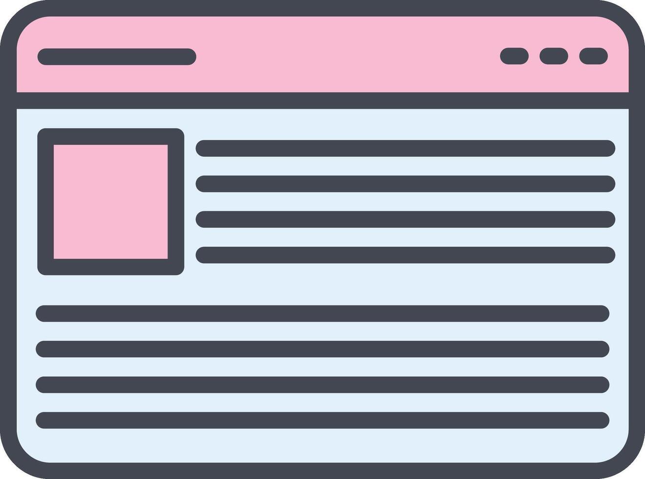 Blogging Services Vector Icon