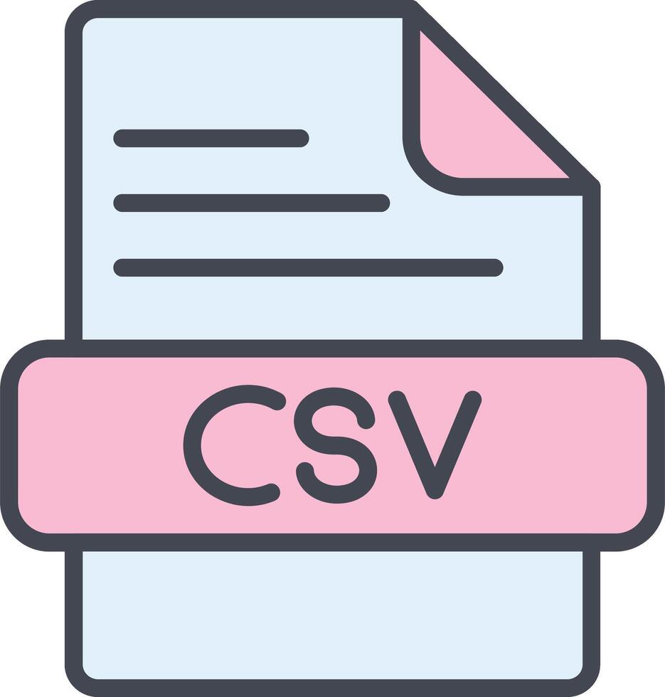 CSV Vector Icon