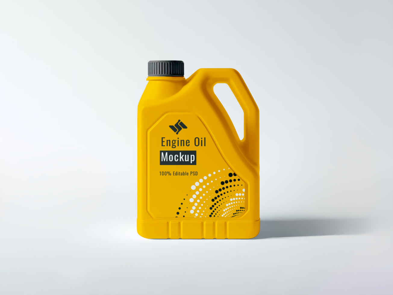Engine oil mockup or jerry can mockup psd
