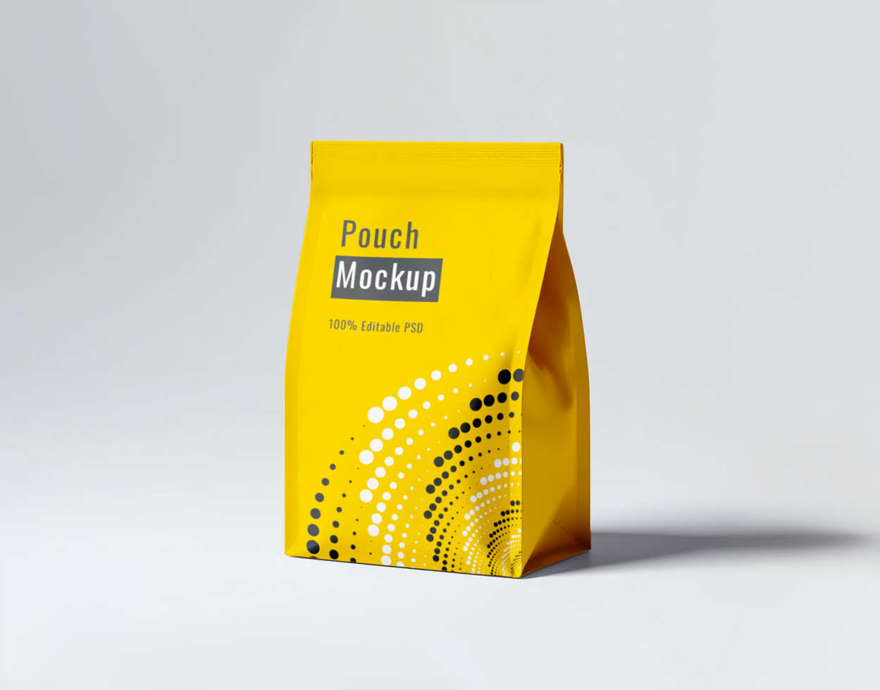 stand up pouch mockup psd