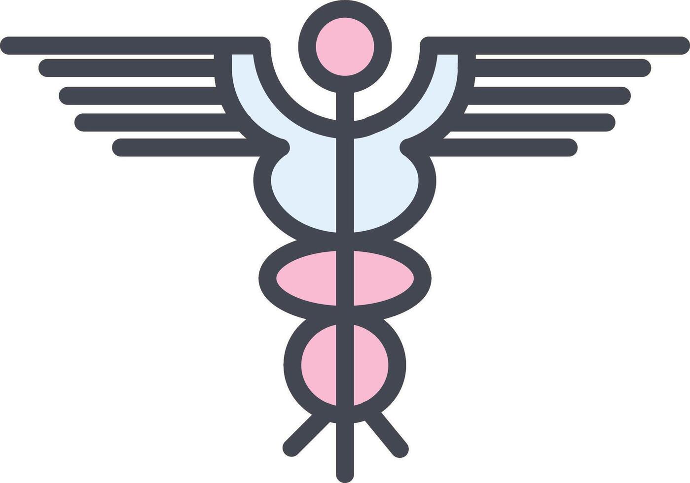 Caduceus Vector Icon