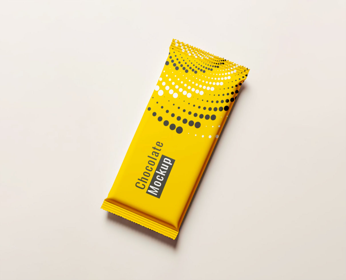 chocolate pack mockup psd