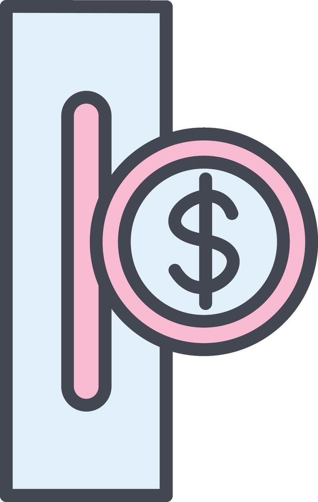 Slot for Coins Vector Icon