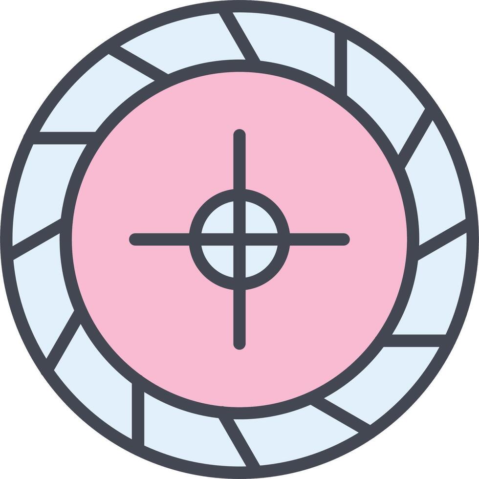 ruleta ii vector icono