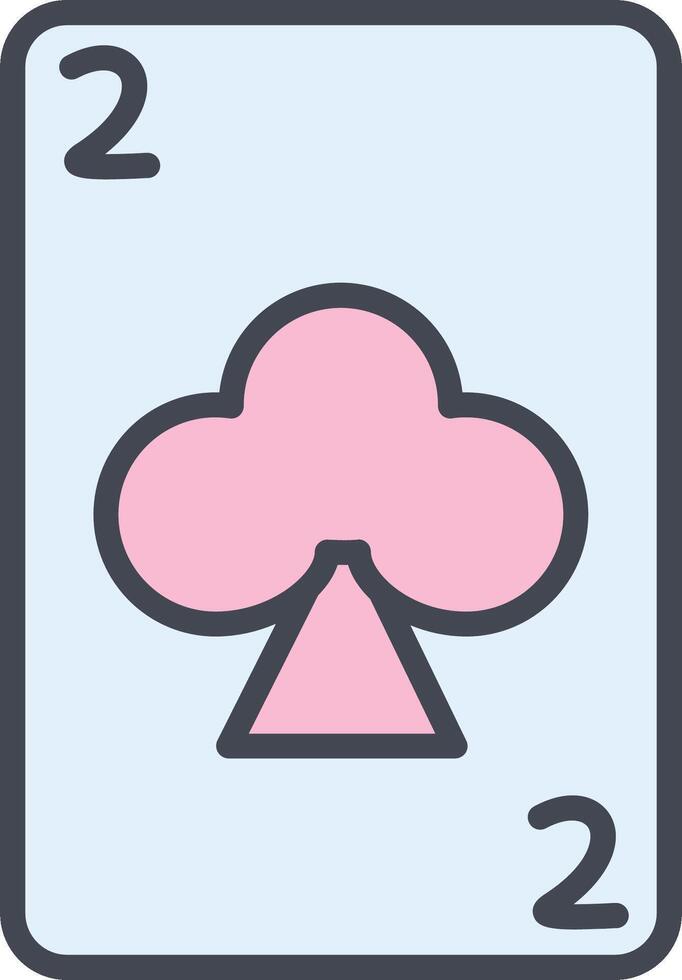 Clubs Card Vector Icon