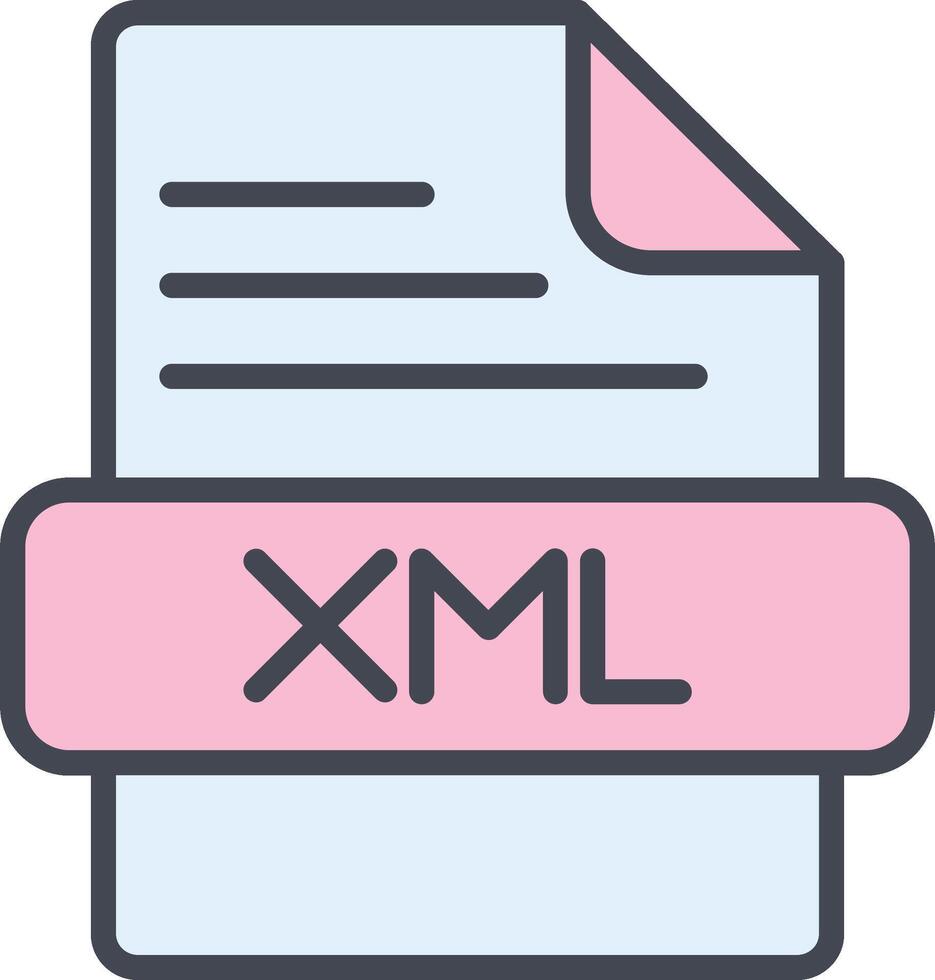 XML Vector Icon
