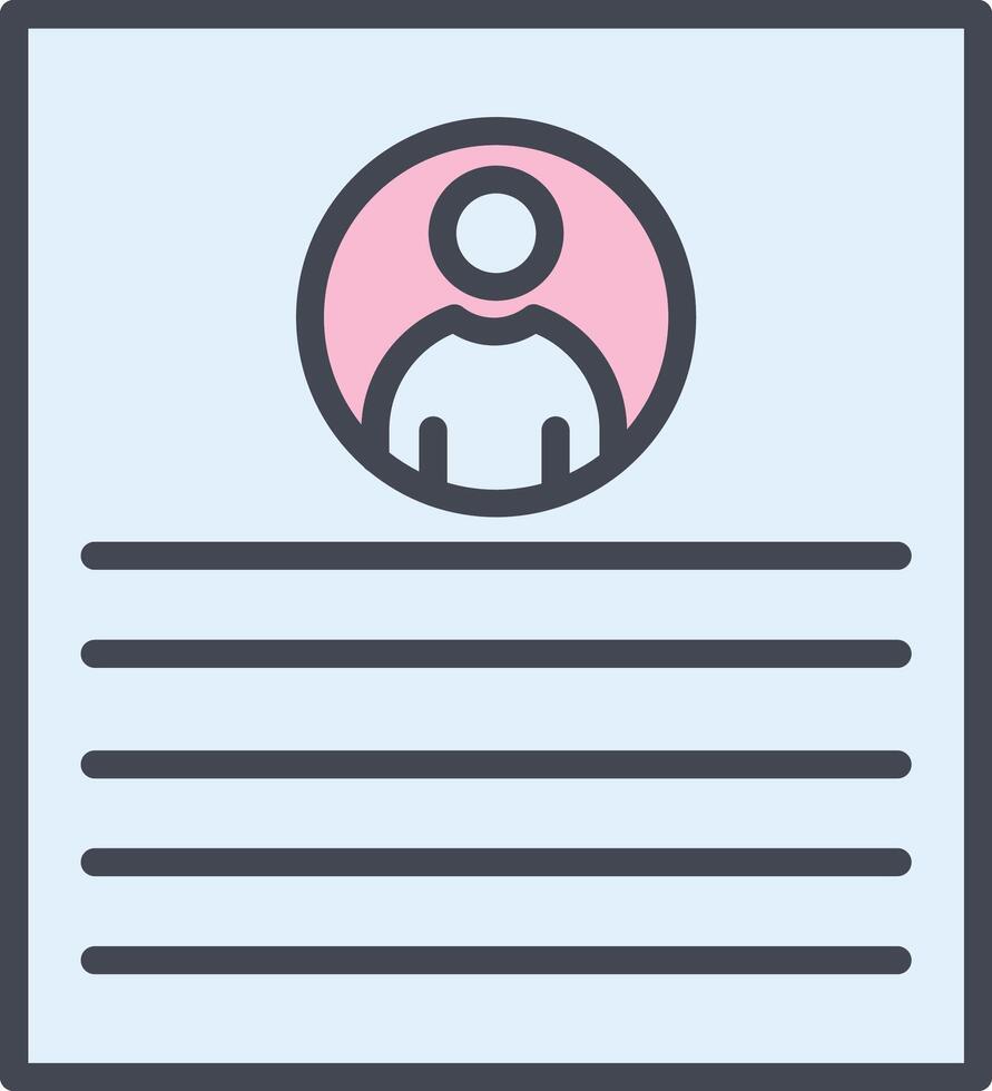 Client Profile Vector Icon