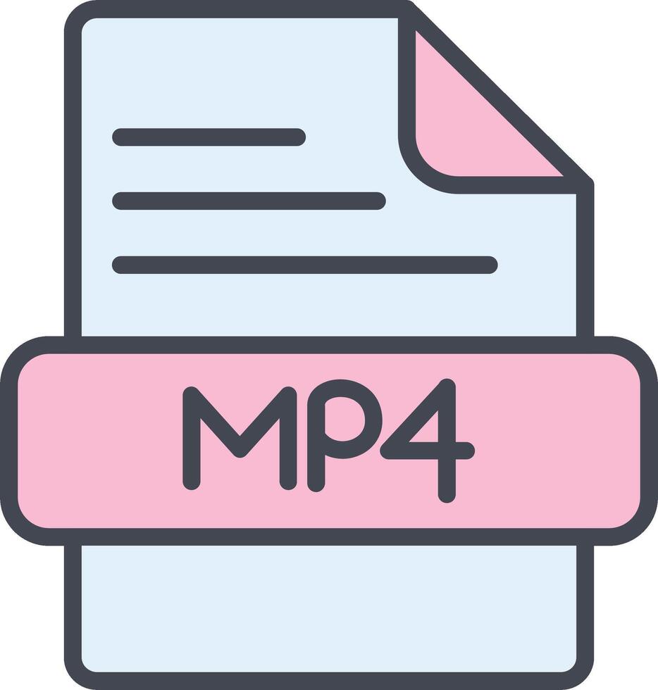 MP4 Vector Icon