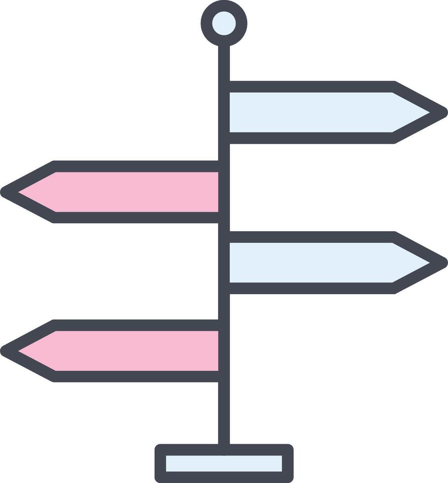 Directions Vector Icon