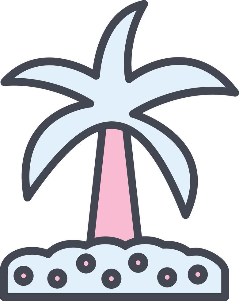Coconut trees Vector Icon