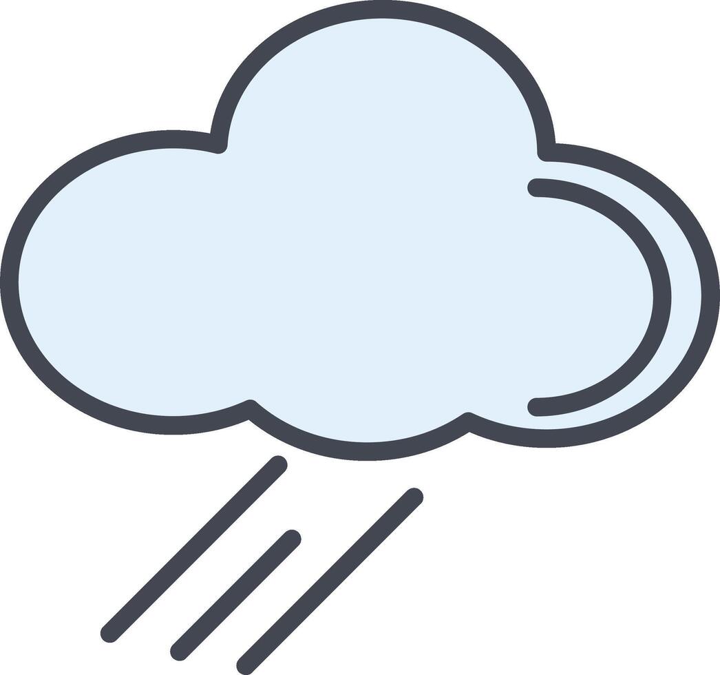 Rain Vector Icon