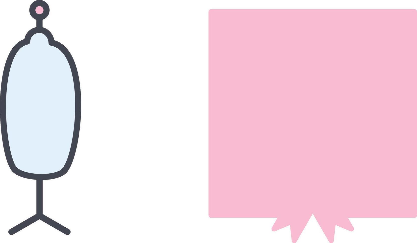 Dress Holder Vector Icon