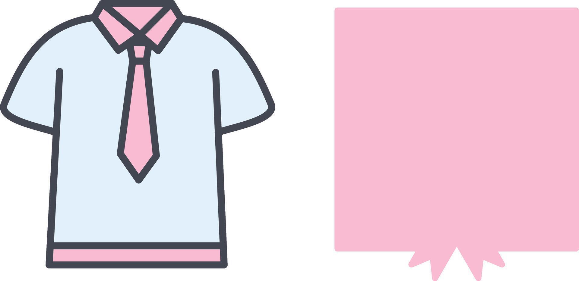 Shirt and Tie Vector Icon