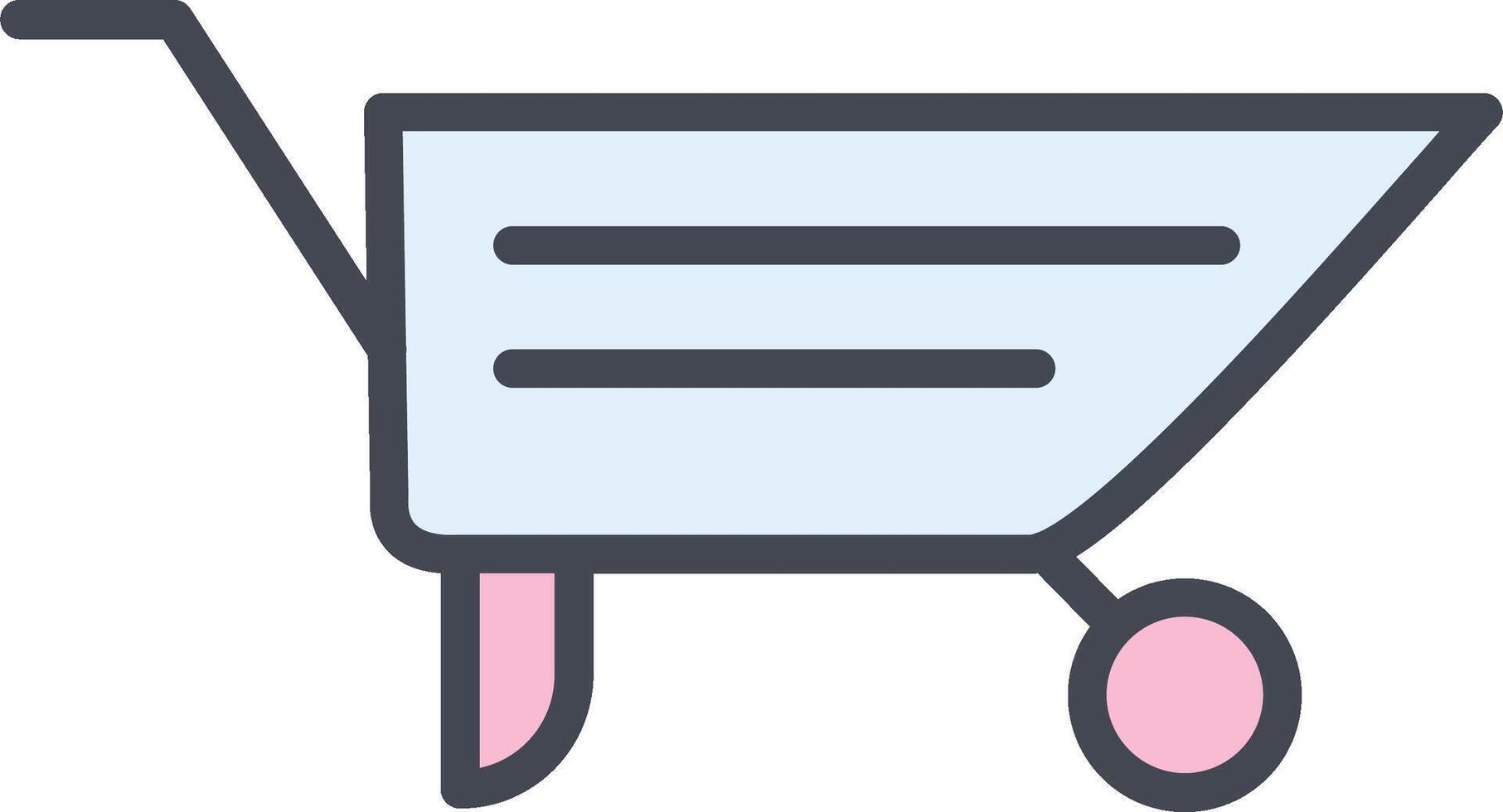 Garden Cart Vector Icon