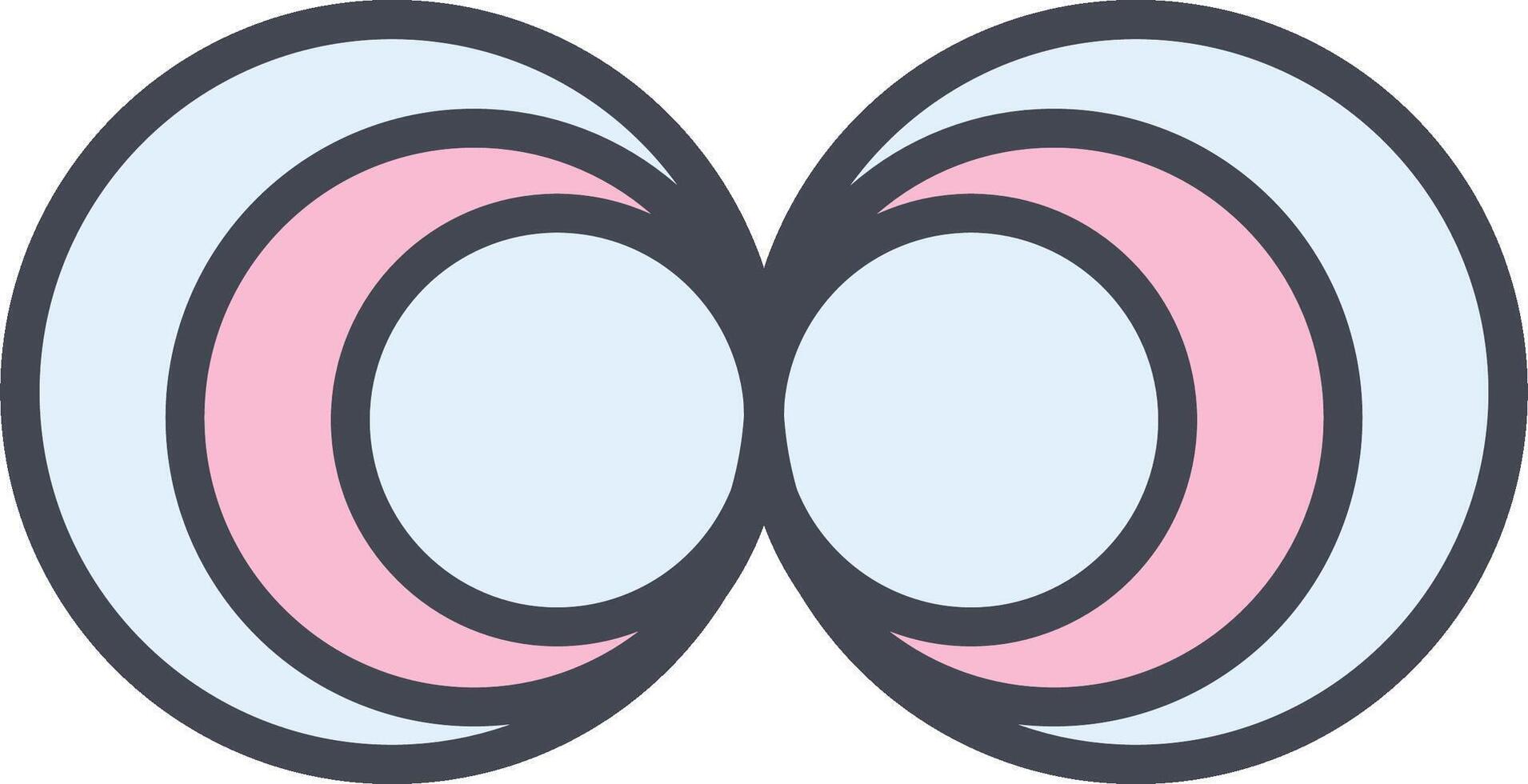 Magnetic Waves Vector Icon