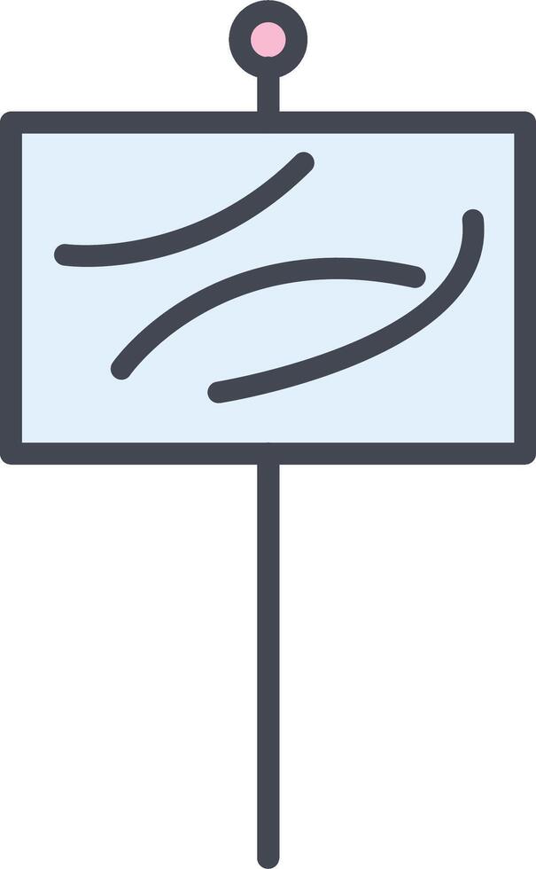 Beach Sign Vector Icon