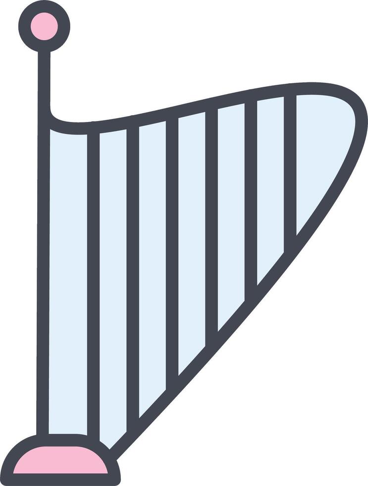 Harp Vector Icon