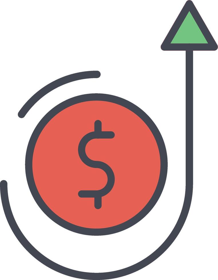 Money Growth Vector Icon