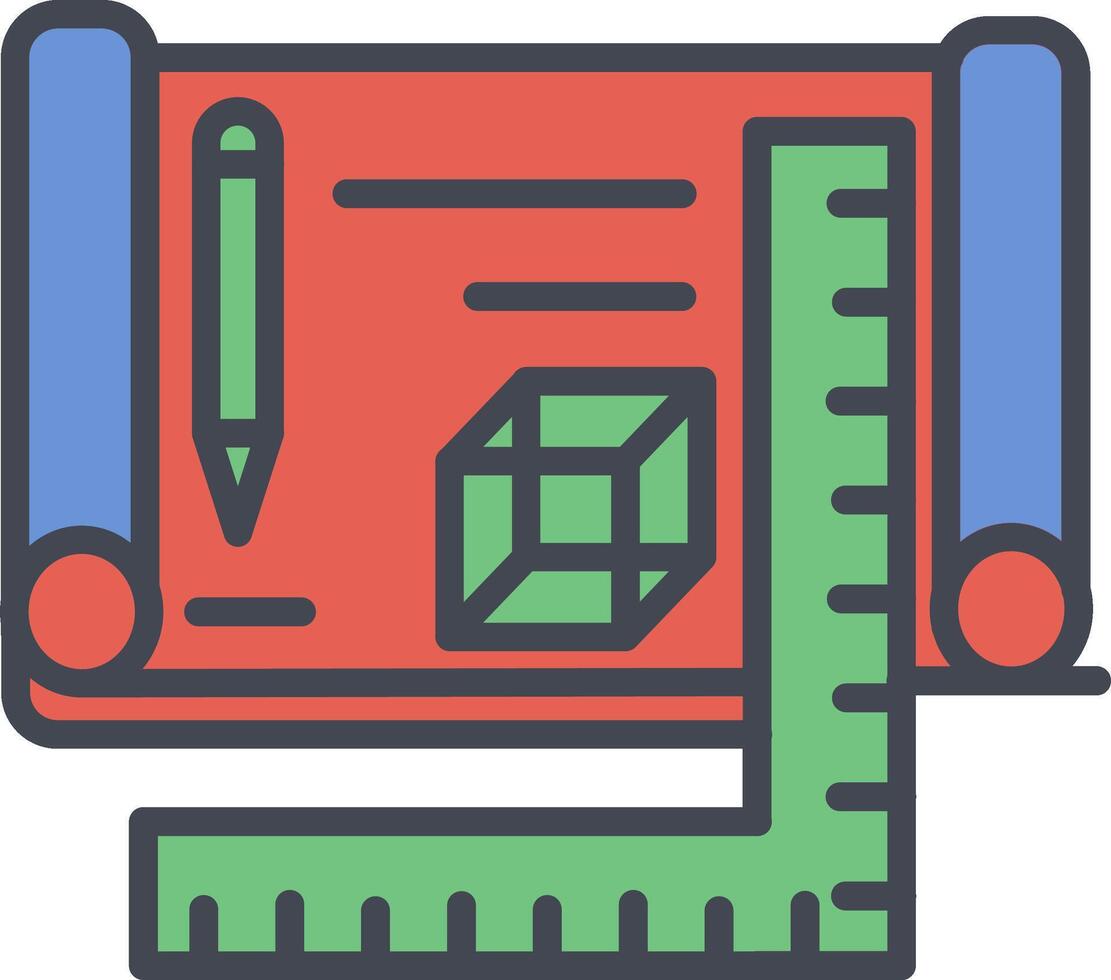 Blueprints Vector Icon