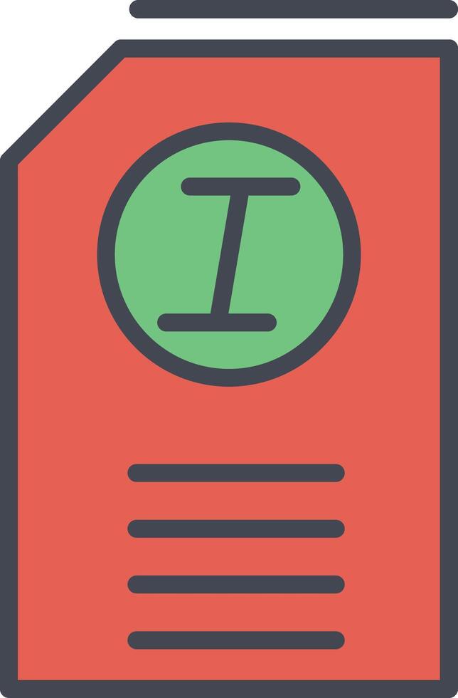 Italic Vector Icon