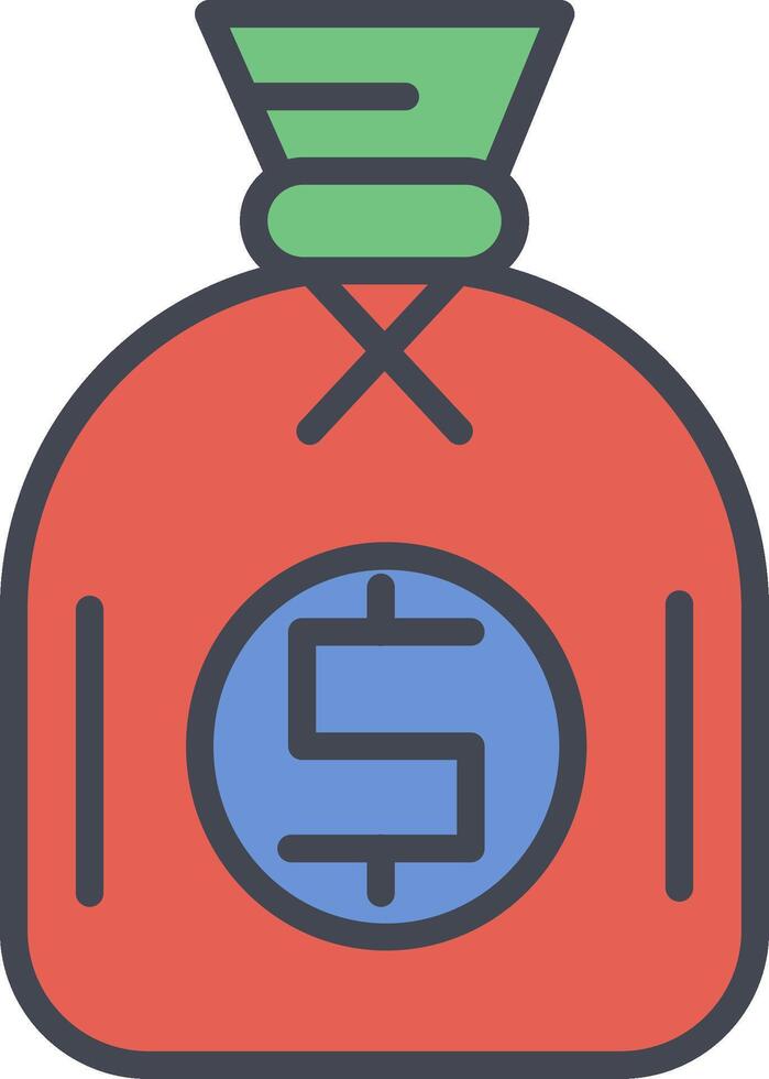 Dollar Sack Vector Icon