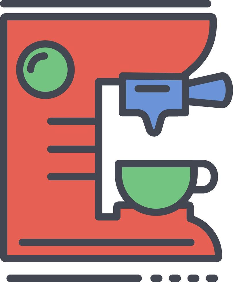 Coffee Machine Vector Icon