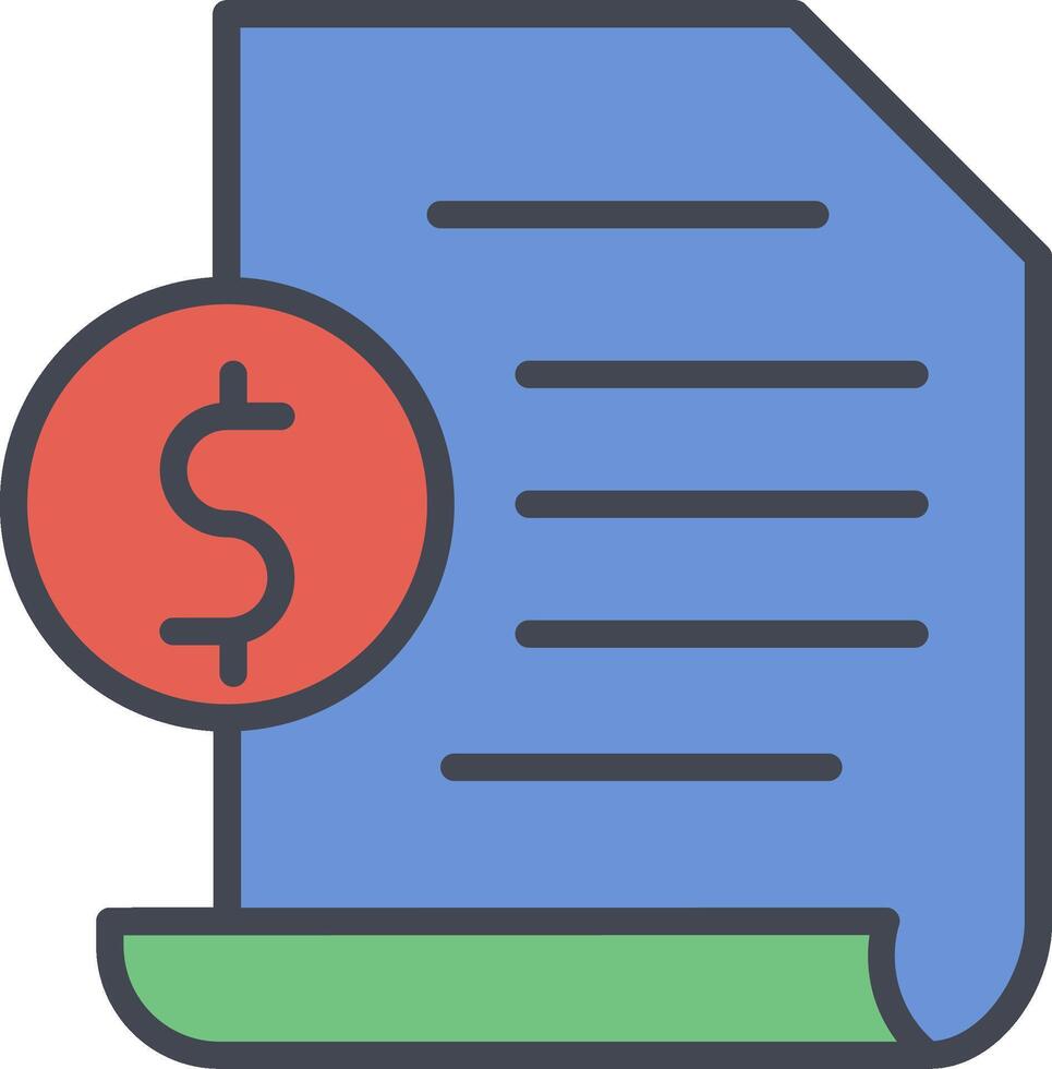 Invoice Vector Icon
