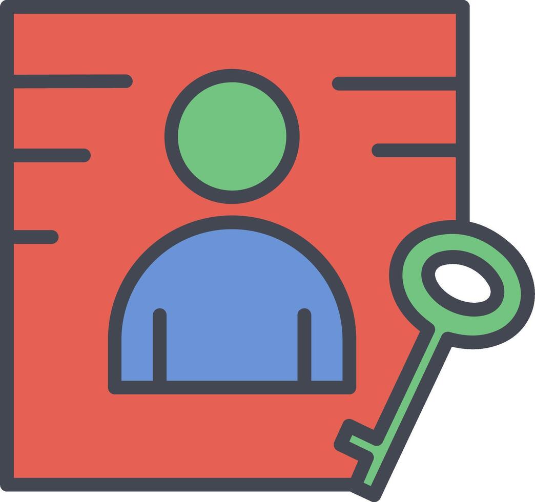 Business Key Vector Icon