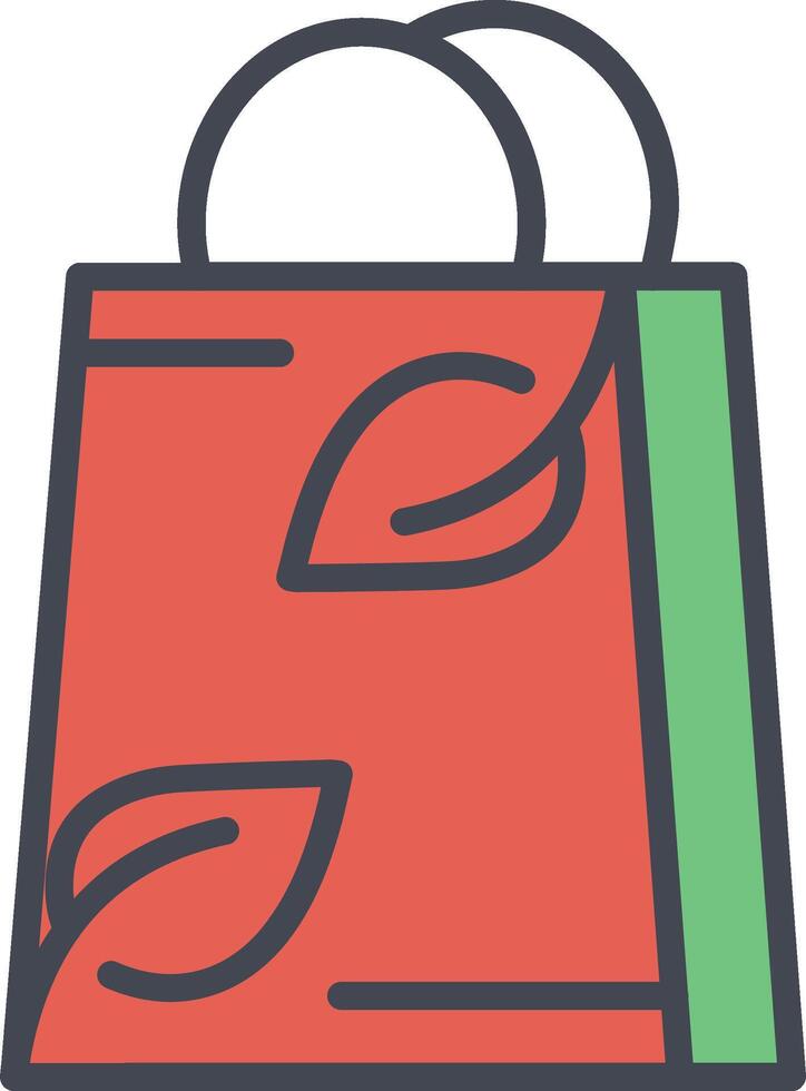 Ecology Bag Vector Icon