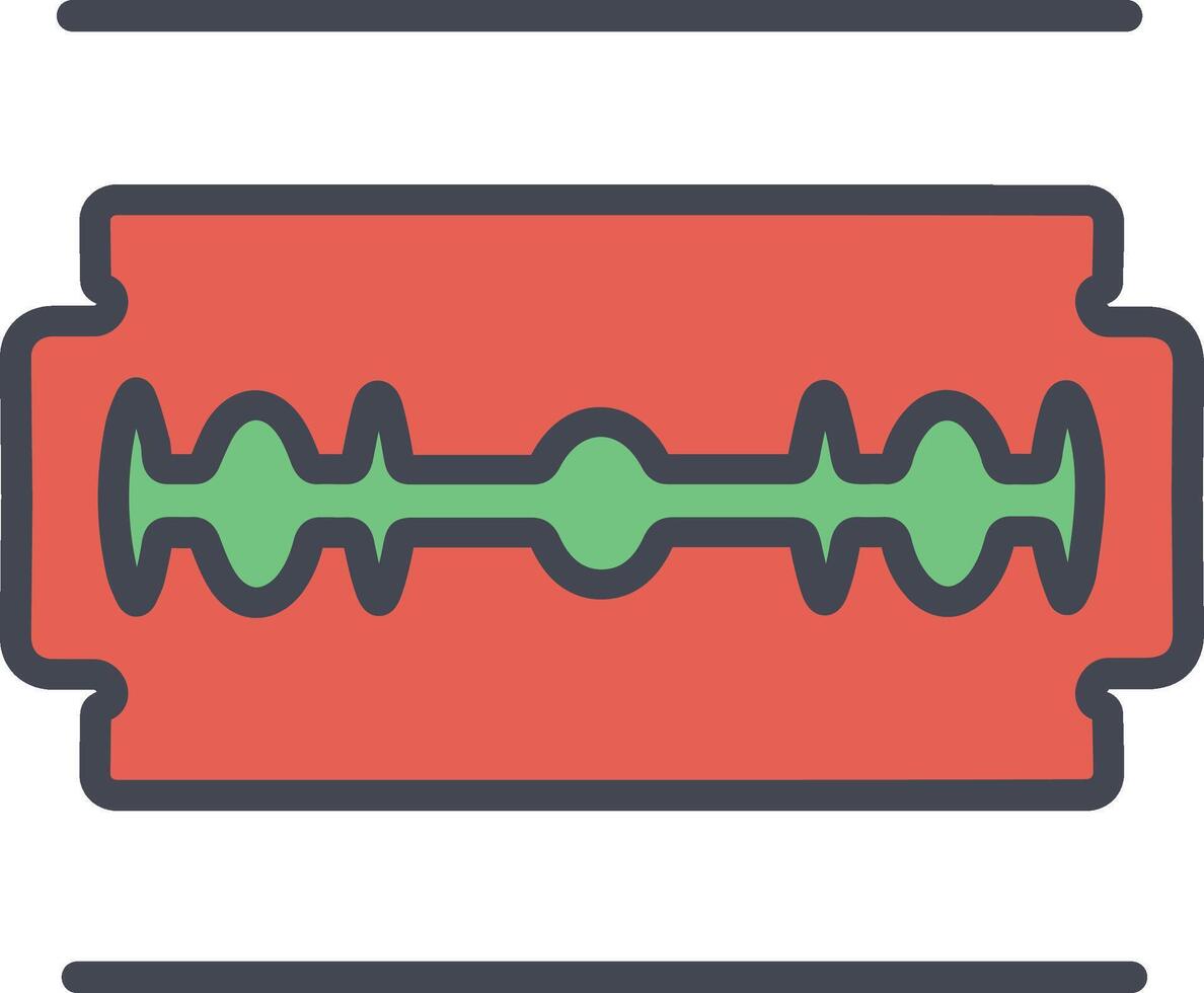 icono de vector de hoja de afeitar