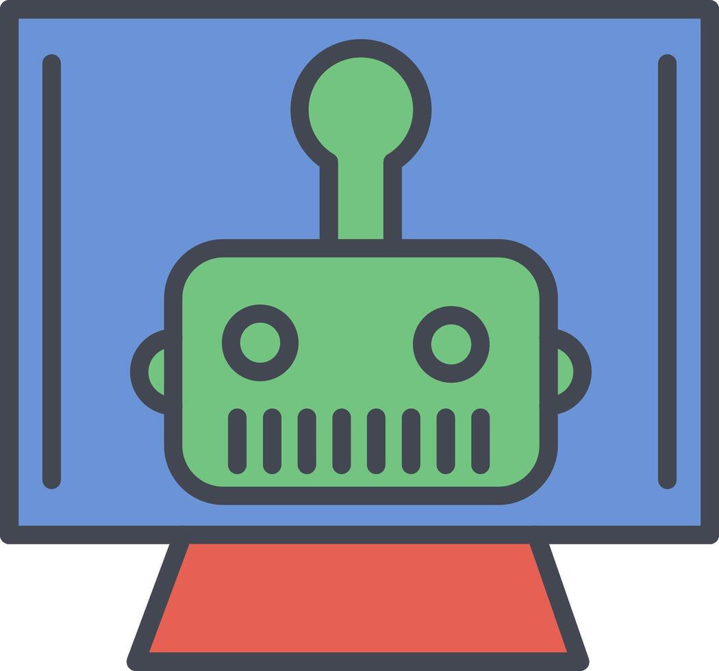 Artificial Bot Vector Icon