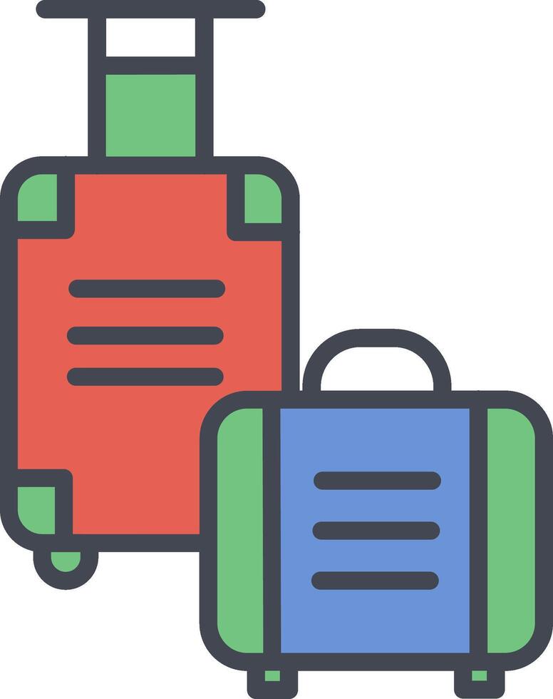 Luggage Bag Vector Icon