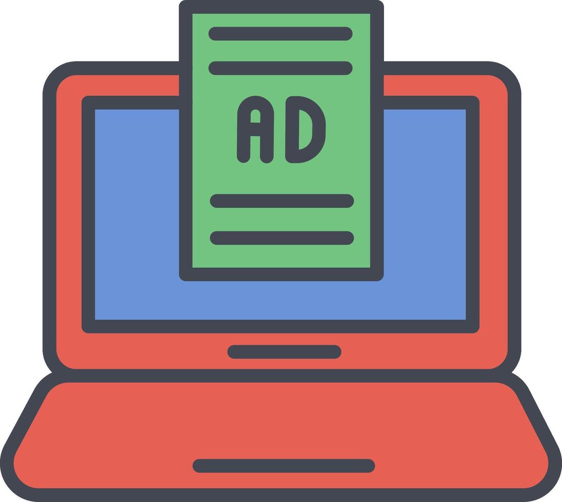 Internet Ads Vector Icon